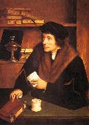 Quentin Matsys Portrait of Pieter Gillis oil painting